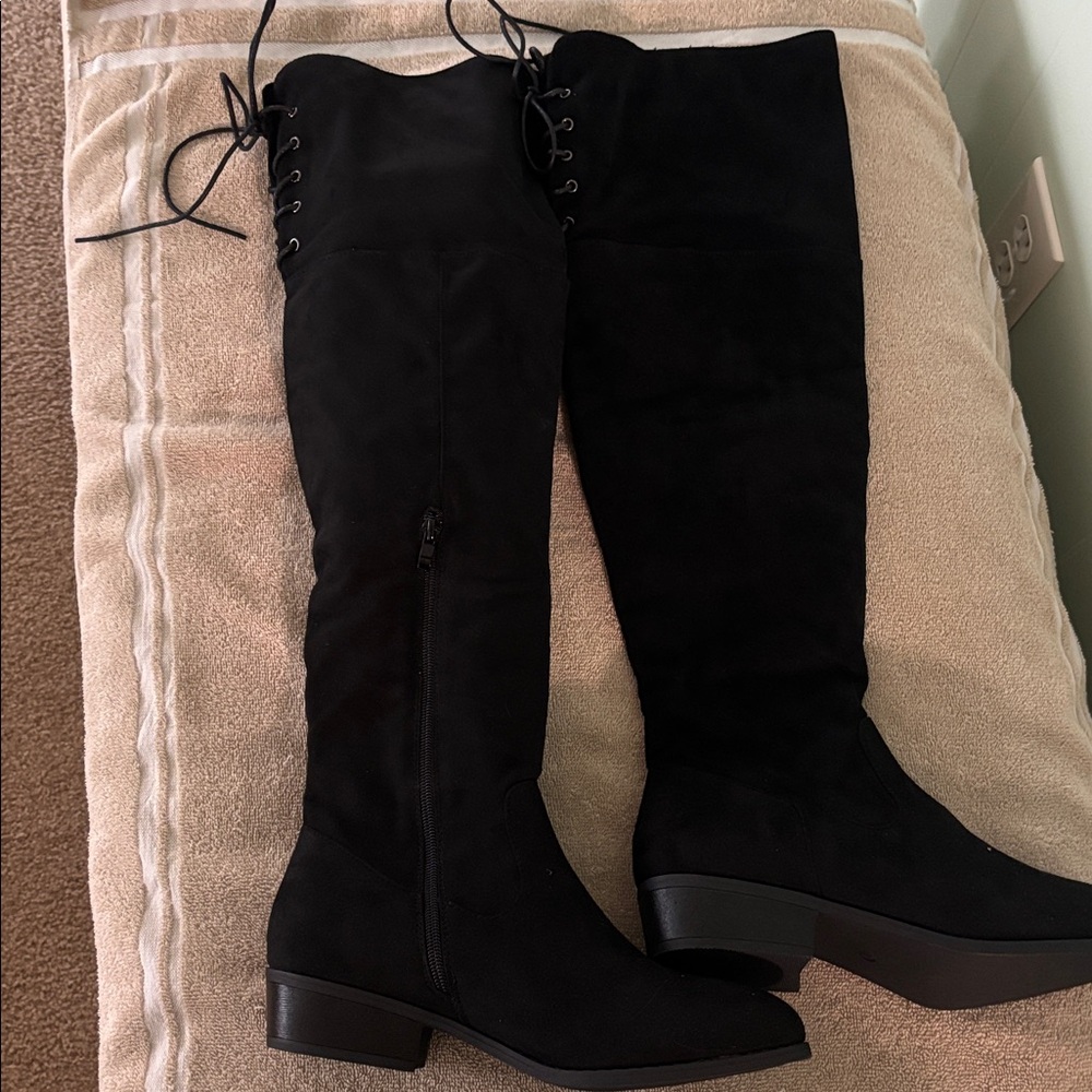 Black Over-the-Knee Boots